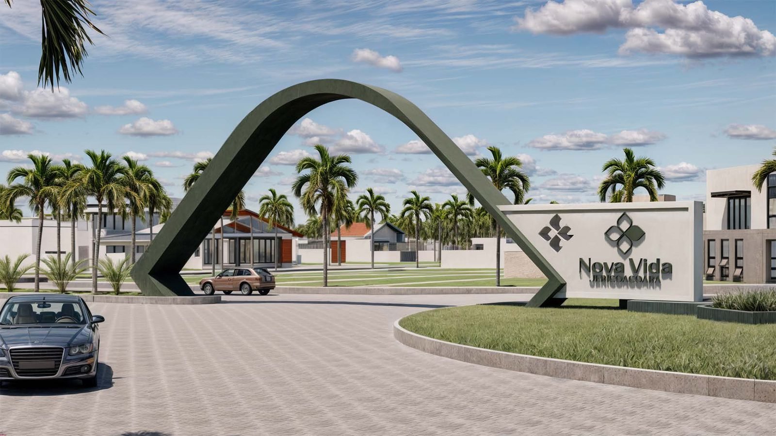 Portal de entrada do Nova Vida Jericoacoara