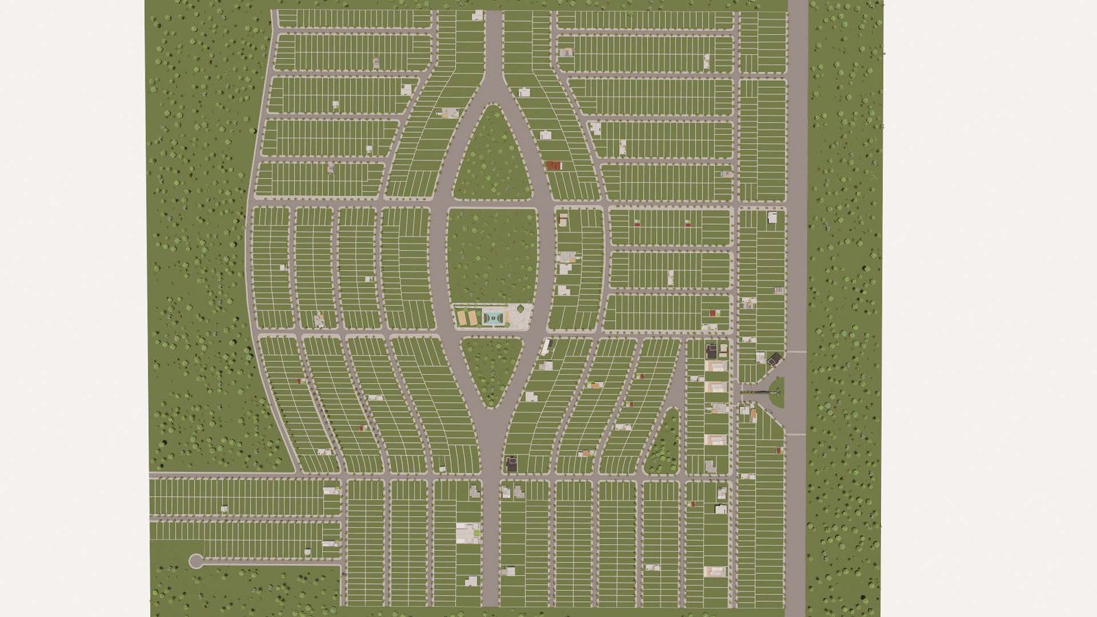 Masterplan do loteamento Nova Vida Jericoacoara